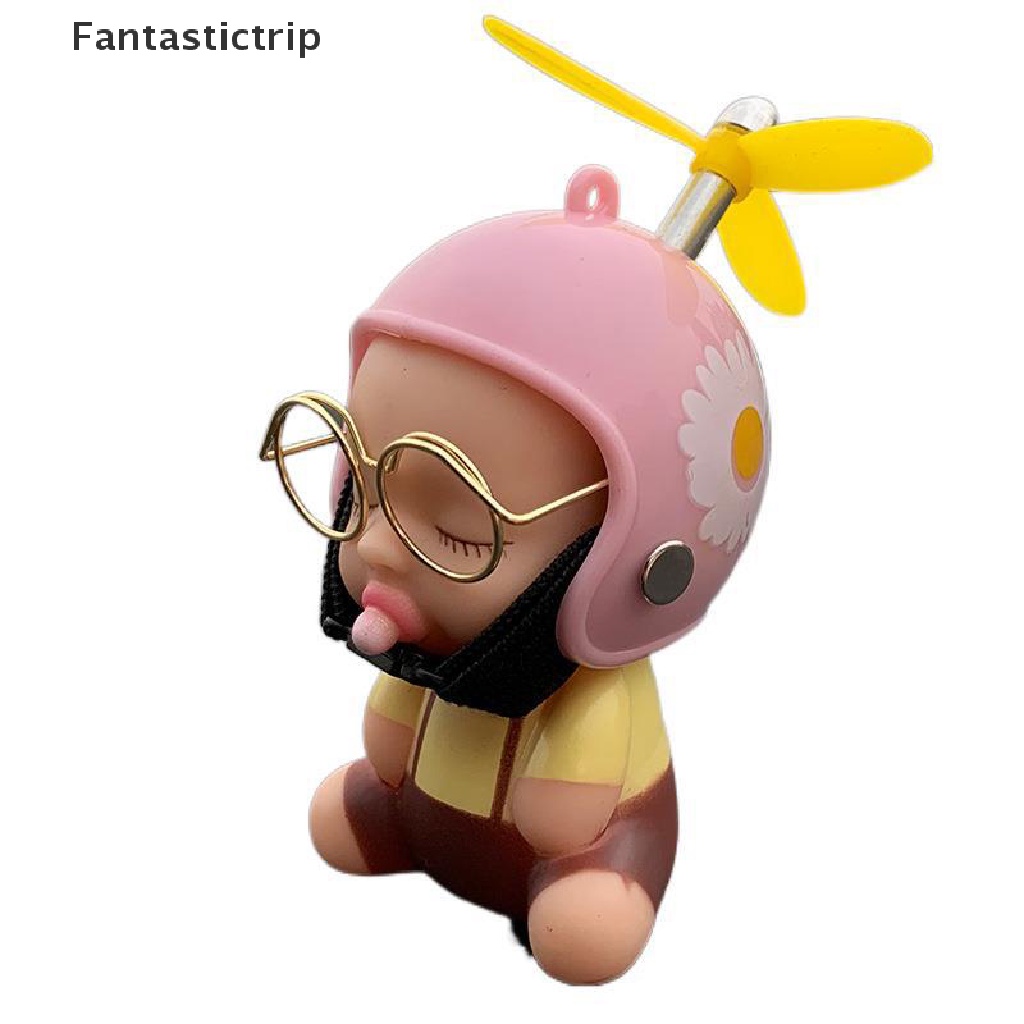 Búp Bê Hình Chú Vịt Đội Mũ Bảo Hiểm Dễ Thương Cho Bé