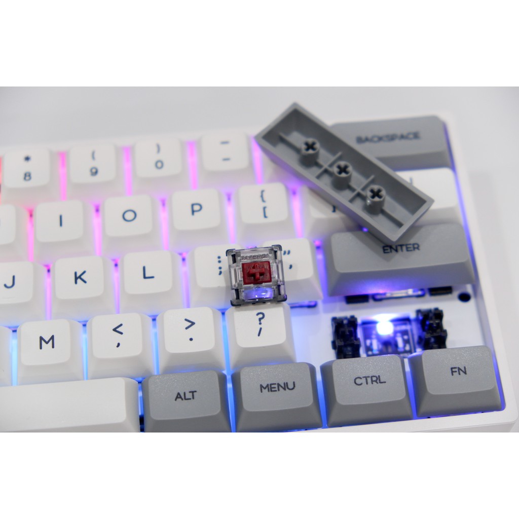 Bàn phím cơ Bluetooth Geek SK61 - SK64 - Full led RGB - Keycap PBT cực xịn | BigBuy360 - bigbuy360.vn