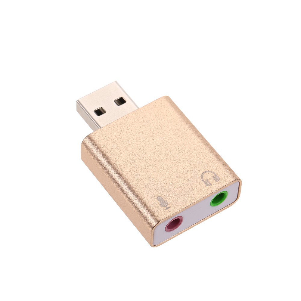 Card âm thanh đầu USB hợp kim nhôm A&D