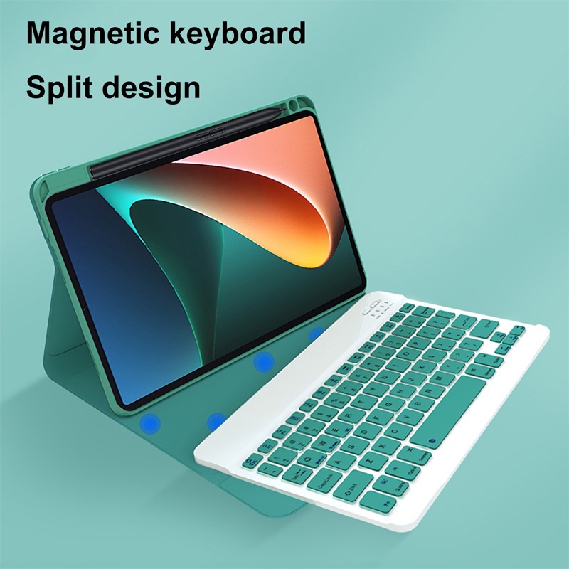 Bao Da Máy Tính Bảng Có Bàn Phím bluetooth Không Dây Cho xiaomi mipad 5 mipad 6 mi pad 5 11 inch mipad 5 pro 6 pro
