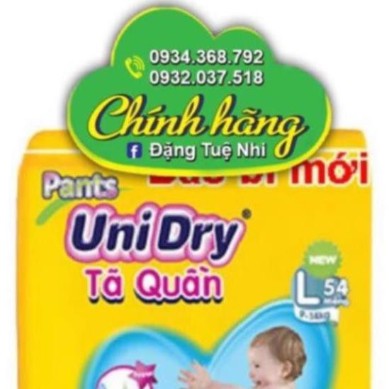 [Free ship 99k giao tại HN + HCM]TẢ QUẦN UNIDRY M60/L54/XL48/XXl44( mua 2 gói tặng khăn ướt 20 tờ)