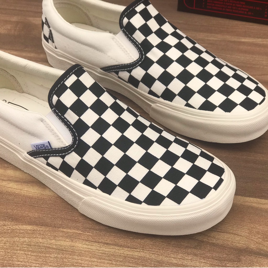 Giày slip on kiểu dáng classic chất vải caro đế cao su siêu bền mới về tại shop | WebRaoVat - webraovat.net.vn