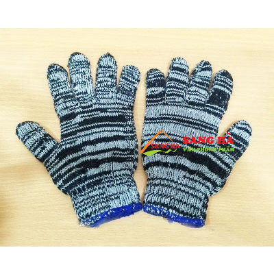10 đôi Găng tay len màu muối tiêu định lượng 40g, 50g, 60g, 70g, Có giao hỏa tốc HCM