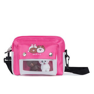 Túi đeo chéo thời trang nữ hình Thỏ Cony và Gấu Brown siêu cute dễ thương