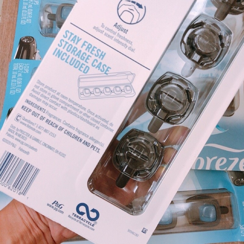 Tinh Dầu Thơm Xe Hơi Febreze Car - Linen &Sky