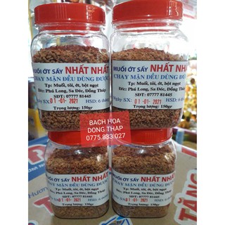 Muối ớt sấy nhất nhất hộp 150gr