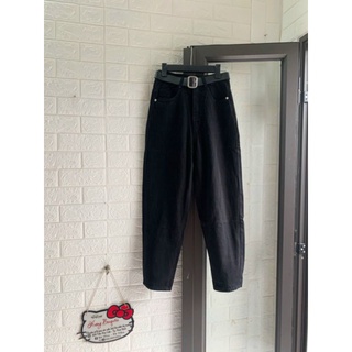 QUẦN BAGGY JEANS ĐEN TRƠN