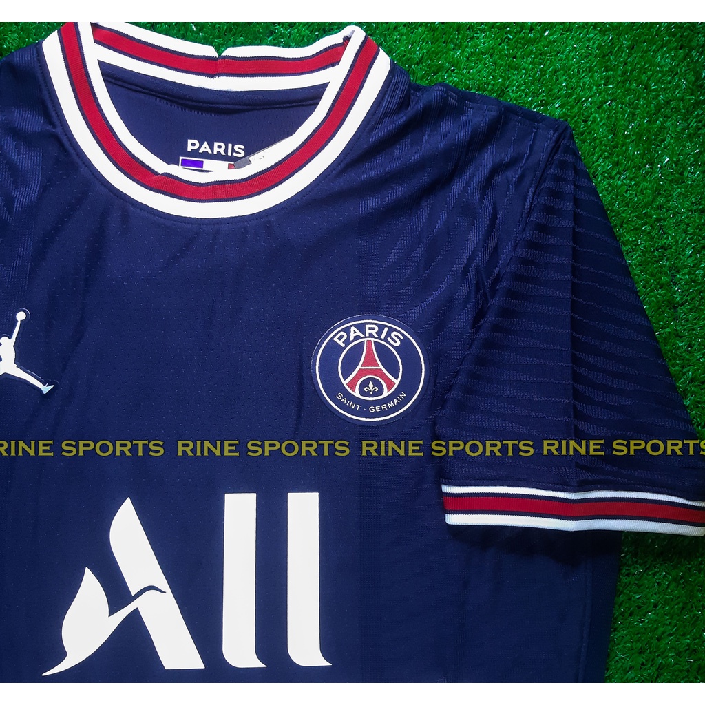 Hàng Thailand Bộ áo bóng đá PSG Sân nhà Super bodyfix Thailand mùa giải 2021-2022 Giống thi đấu