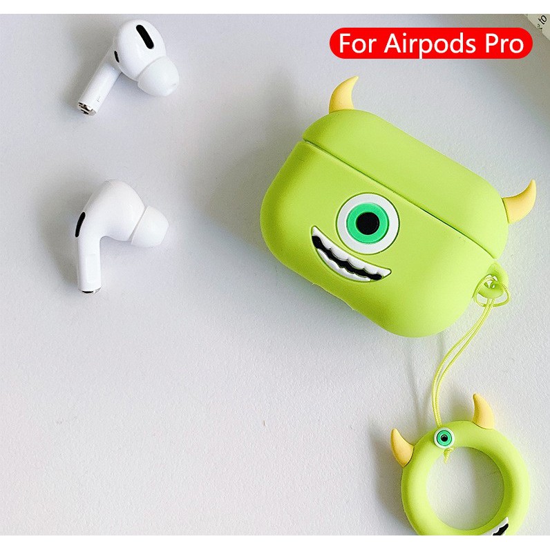 (Đẹp) Vỏ airpod pro silicon bọc bảo vệ tai nghe không dây hình thù ngộ nghĩnh