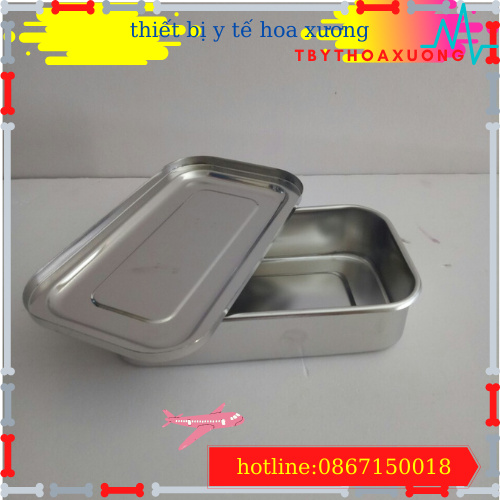 Hộp Đựng Dụng Cụ Inox 304 -Hộp Tiểu Không Lỗ 10x20x5cm