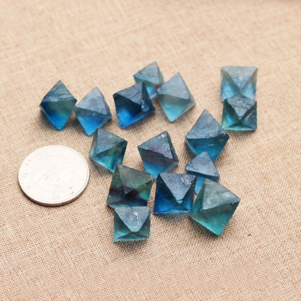 Đá Fluorite Tự Nhiên Màu Xanh Dương Dùng Làm Trang Sức Taylor1 Diy