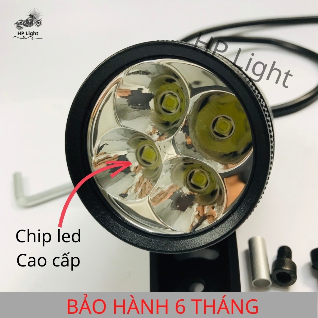 Đèn Trợ Sáng L4 Chính Hãng Siêu Sáng , Bảo Hành 6 Tháng_Đèn Led HP LIGHT