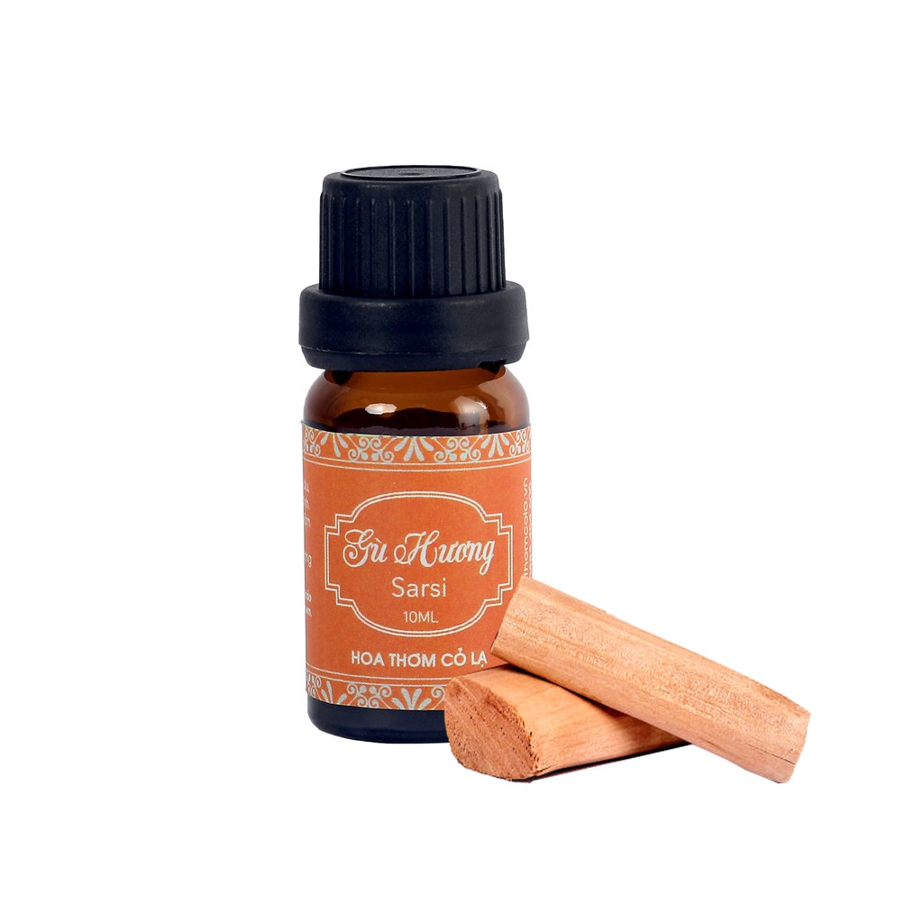 Tinh Dầu Gỗ Gù Hương- Sarsi Essential Oil - Hoa Thơm Cỏ Lạ