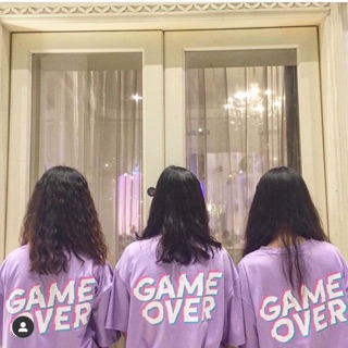 Áo thun tay lỡ game over
