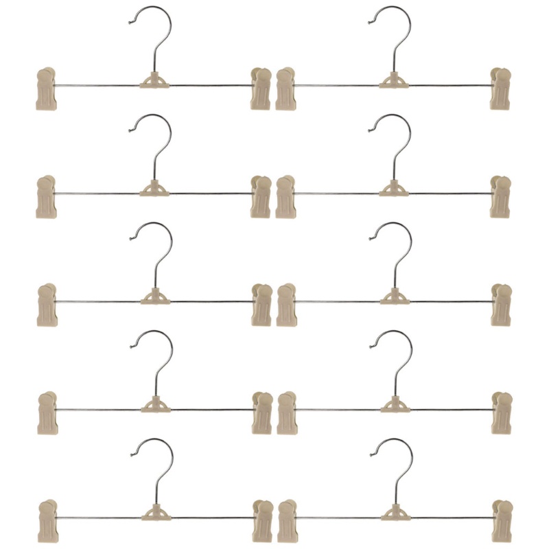 Set 10 Kẹp Đứng Phơi Quần Áo Chống Trượt Có Thể Điều Chỉnh