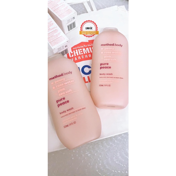 Sữa tắm Method body, hàng Úc