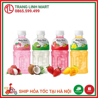 Nước trái cây Mogu mogu có thạch dừa non các vị dứa / xoài / ổi / vải / nho 320ml