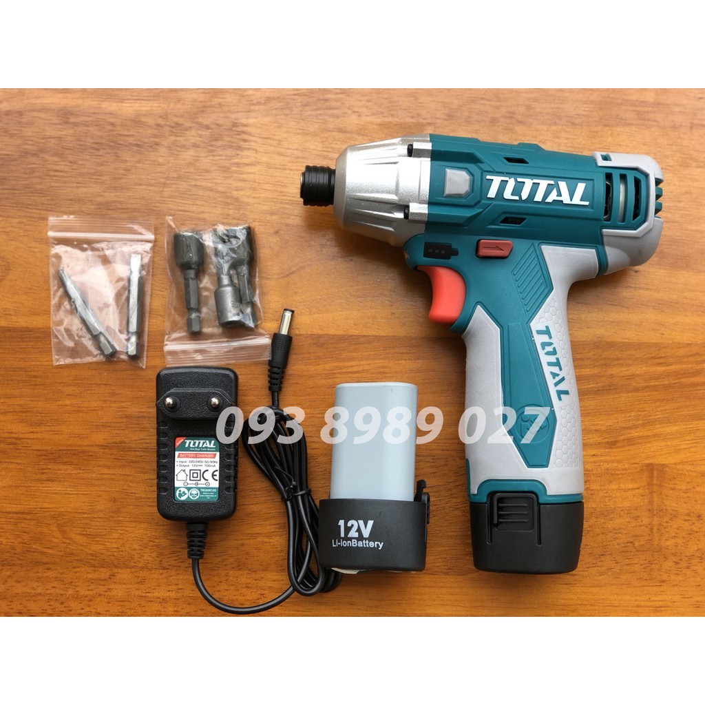 Máy vặn siết vít dùng pin Li-on Total 12v