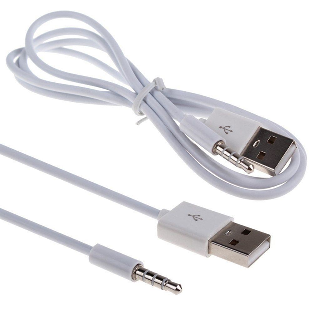 New Super Speed Portable Car MP3 Charge 3.5mm Headphone Audio USB 2.0 Cord Cable For Ipod Shuffle Adapter