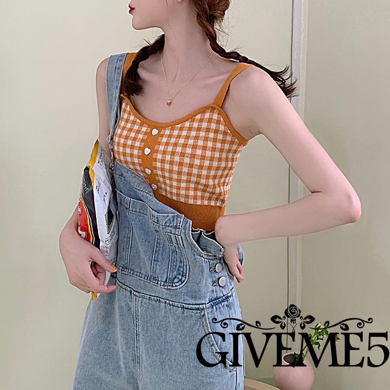 Áo croptop dệt kim cổ tròn màu sắc thời trang cho nữ