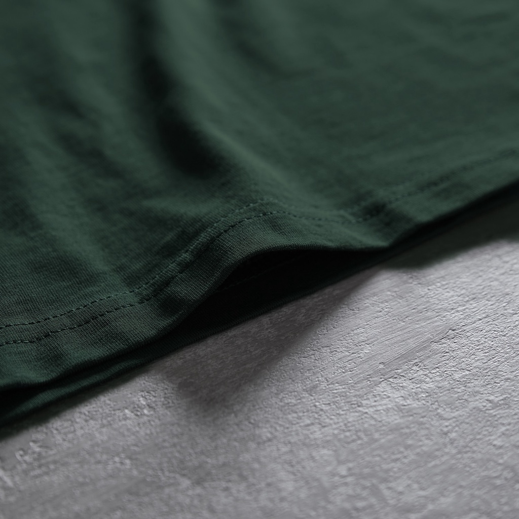 Áo Thun Trơn Tay Lỡ Gori Basic Tee | Xanh Cổ Vịt Form Rộng Thiết Kế Năng Động