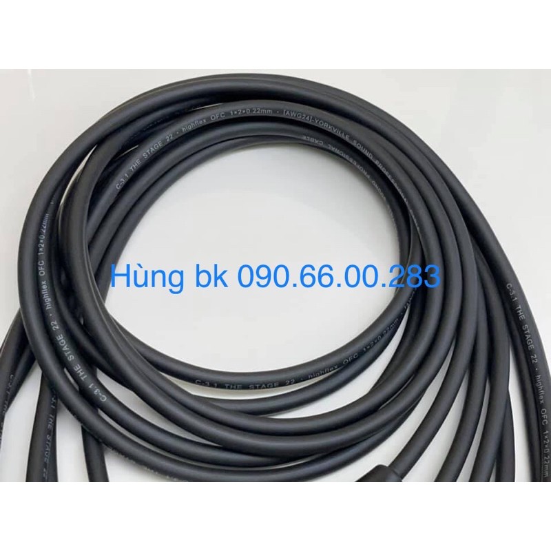 Dây tín hiệu âm thanh chính hãng yorkville đồng ofc chuyên âm thanh ánh sáng