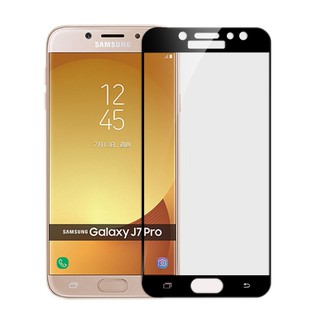 Cường lực Samsung J7 Pro (Full viền đen)