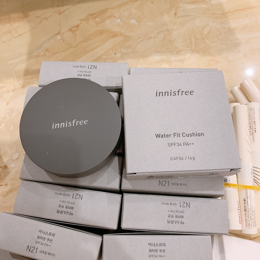 PHẤN NƯỚC DƯỠNG ẨM INNISFREE WATER FIT CUSHION SPF34 14G CHÍNH HÃNG - 6560