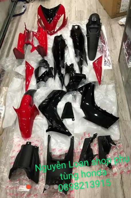 DÀN ÁO EXCITER 135 ĐỜI 2010 FULL NHỰA MÀU VÀ NHỰA NHAM LUÔN TEM HÀNG ZIN CHÍNH