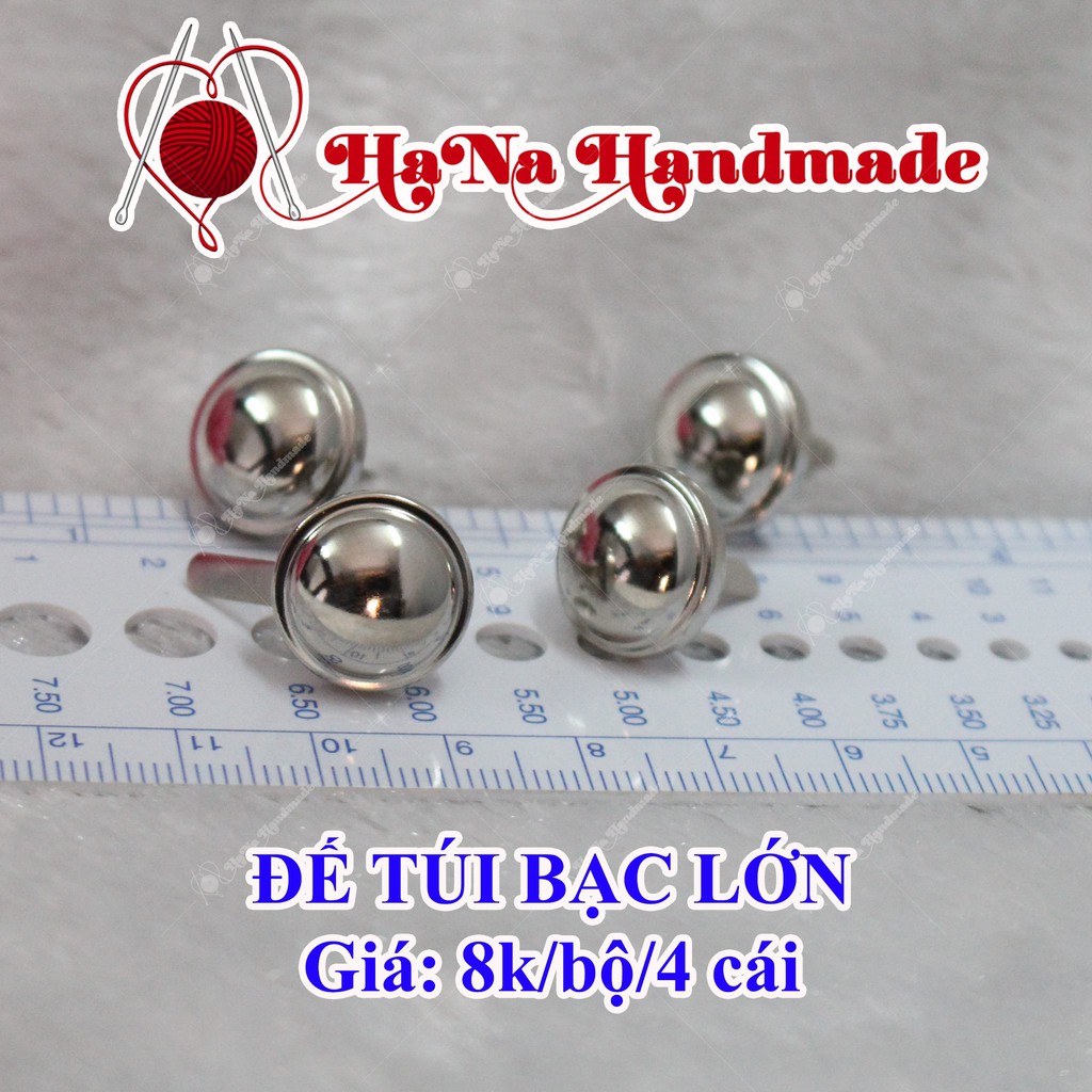 Đế túi tròn thường lớn 15mm (màu bạc, vàng)