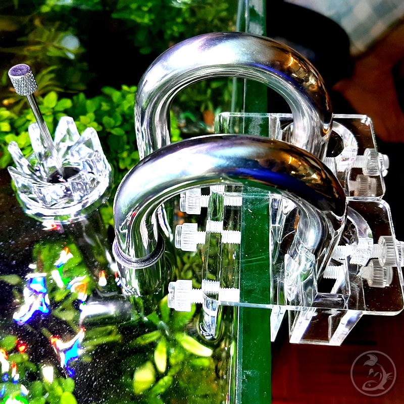 Bộ IN-OUT INOX WEEK F12 | F16 - Có Lọc Váng Xoay | IN OUT Dùng Cho Lọc Thùng Ngoài Bể Cá Cảnh Thuỷ Sinh