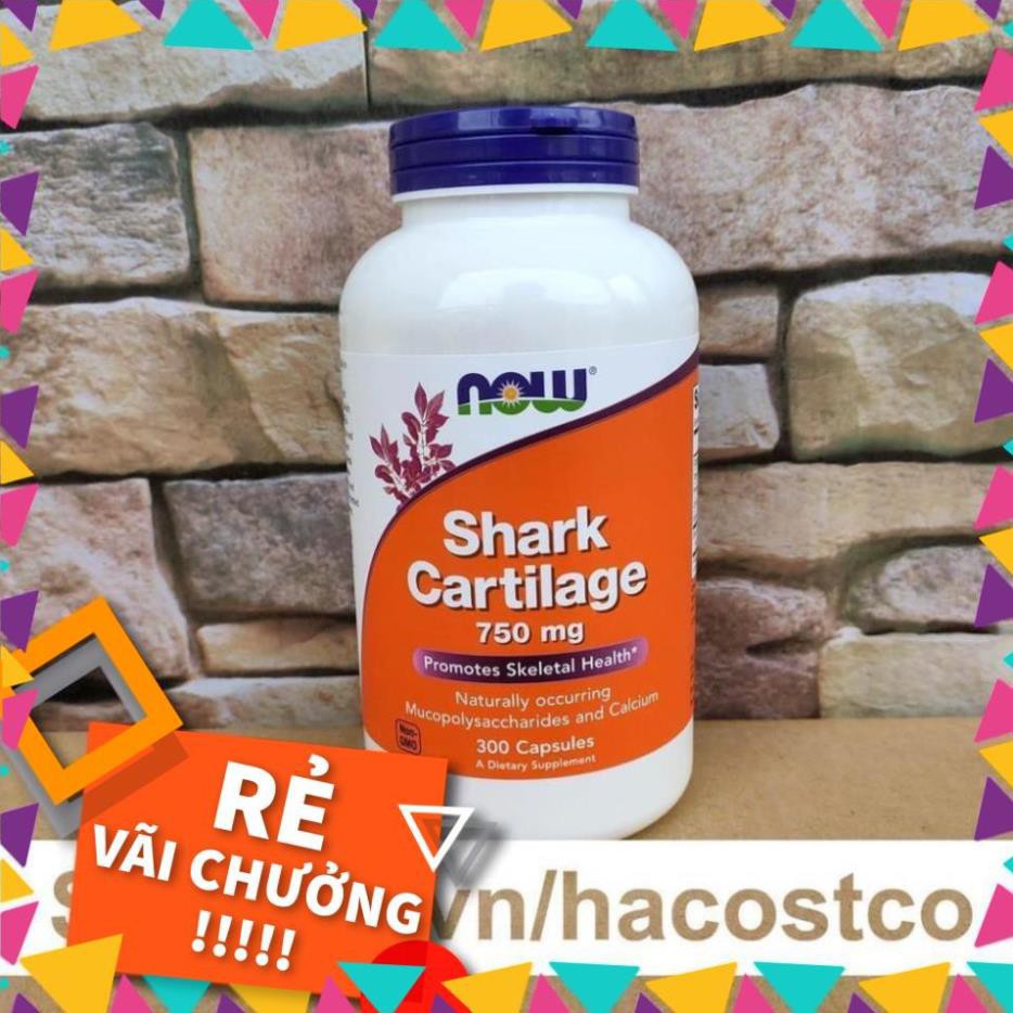 ( anhkhang ) Viên Uống Sụn Vi Cá Mập Now Shark Cartilage 750mg- 300 Viên