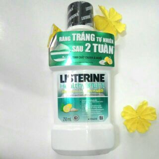 Nước xúc miệng chanh và muối Listerine 250ml .