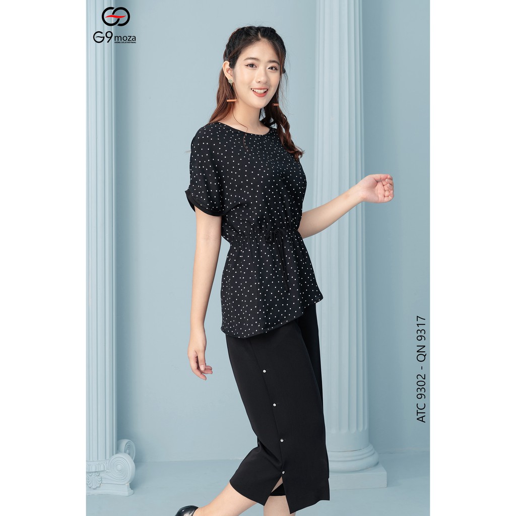 Quần ngố 9317 G9moza chất liệu Thô Hàn tạo phong cách Công sở, đi chơi, dạo phố Thanh lịch, trẻ trung, cá tính