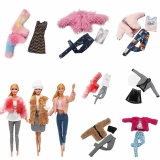 Set đồ chơi búp bê barbie 6 điểm 30cm