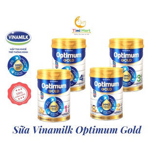 Sữa bột vinamilk optimum gold mẫu mới số 1,2,3,4 lon 800-850g