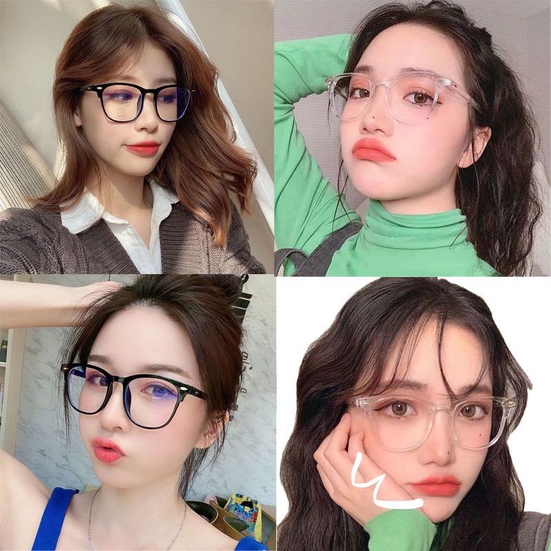 Mắt Kính Gọng Tròn Chống Ánh Sáng Xanh Thời Trang