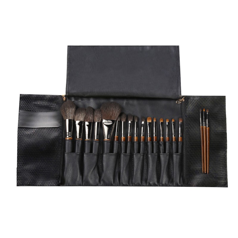 Bộ 24 cọ trang điểm OVW XQ1-24 + 16C và túi đựng cọ trang điểm chuyên nghiệp