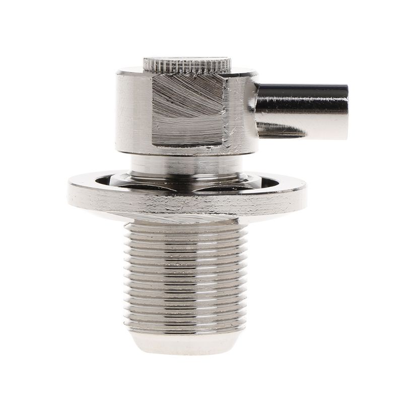 Đầu Nối Dây Cáp Đồng Trục SO239 UHF Cái Góc Phải Cho RG58 RG142 LMR195 Coaxial