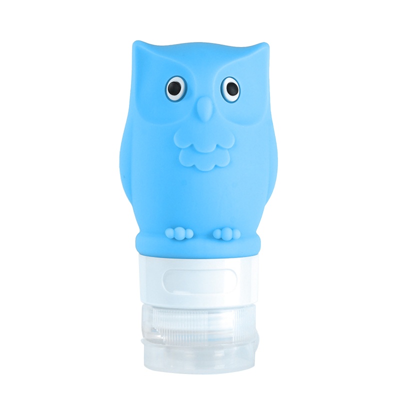 Brroa Bình Đựng Xà Phòng Bằng Silicon Hình Cú Mèo Chống Rò Rỉ Tiện Dụng Khi Đi Du Lịch