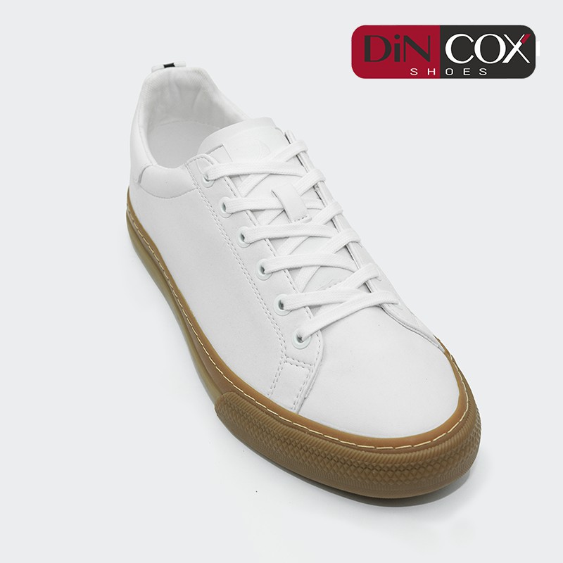 Giày Sneaker Da Nam DINCOX D10 Thời Trang Nổi Bật White