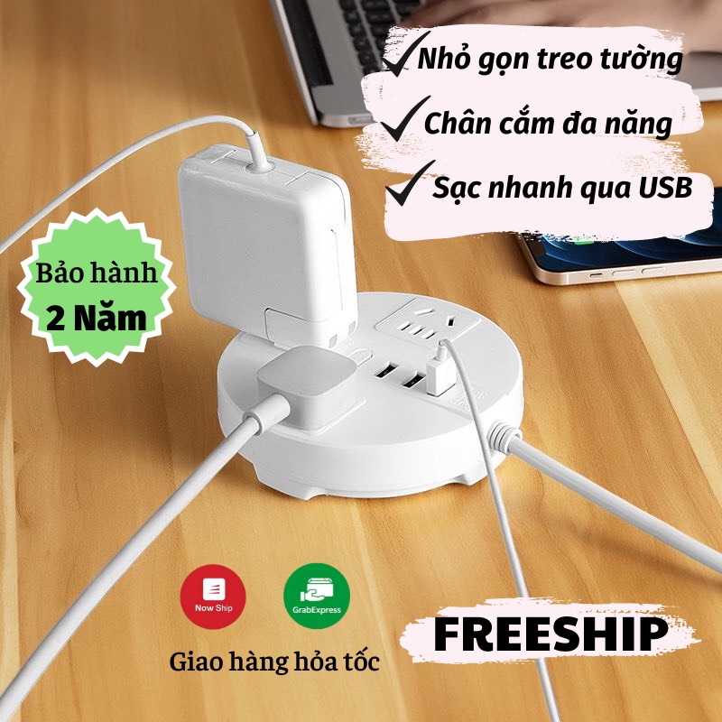 Ổ Cắm Điện Đa Năng Thông Minh Chống Giật, An Toàn ĐÈN TOKI