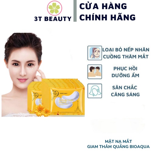 Mặt nạ mắt giam thâm quầng  Bioaqua Hydra Slip crystal Eye MAsk