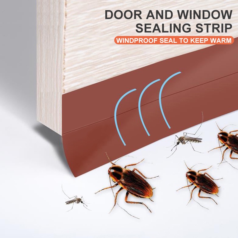 35mm Cửa sổ dự thảo ngăn chặn thời tiết Cửa sổ trượt không khung Con dấu Cao su silicon