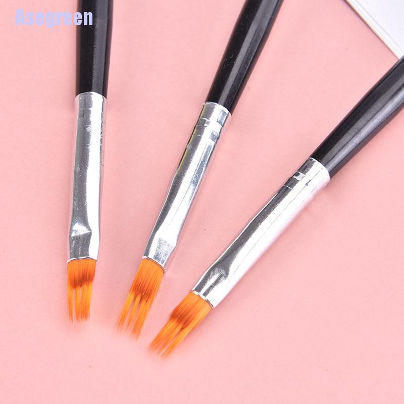 (Hàng Mới Về) Cọ Vẽ Móng Tay uv Mềm Mại Với Màu gradient