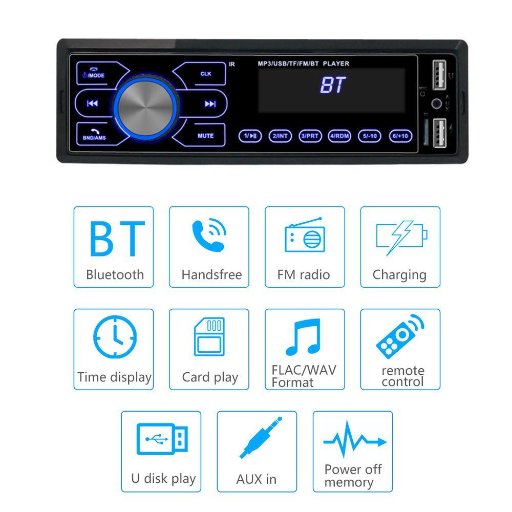 Máy Nghe Nhạc MP3 BTLIMER Tích Hợp Đài Fm Gắn Bảng Điều Khiển Dành Cho Ô Tô