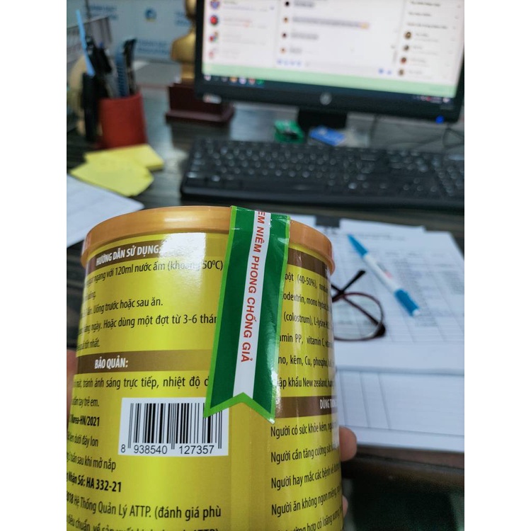 Sữa Bột Đông Trùng Hạ Thảo Calcium Nano Gold- Hỗ Trợ Tăng Sức Đề Kháng, Xương Răng Chăc Khỏe, Bồi Bổ Người Mới Ốm Dậy