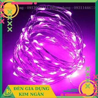 [FAIRY LIGHT] Dây Đèn Led Đom Đóm Trang Trí 5m/10m Màu Hồng Tím [MÀU MỚI - ĐỘC LẠ]