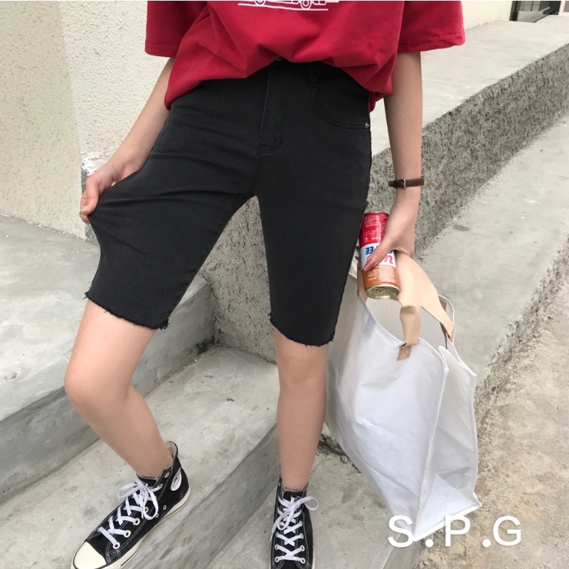 Quần biker denim 907001 Comic