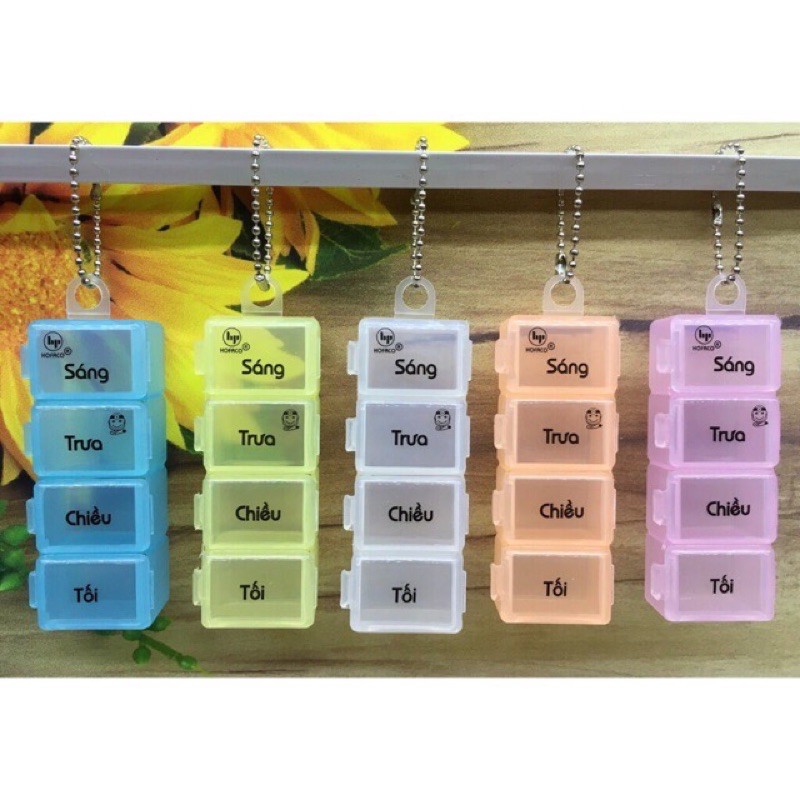 Hộp chia thuốc mini tiện dụng